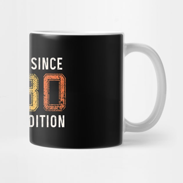 Awesome since 1980. Born in 1980 birth year Gift by MinyMerch